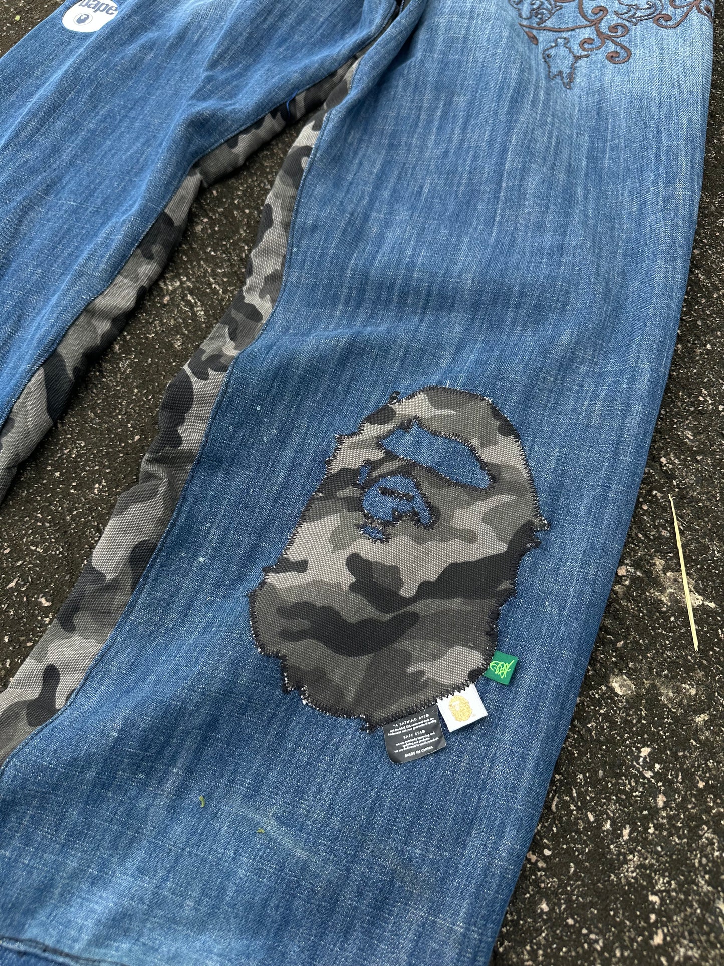 A Bathing Ape x Ecko jeans