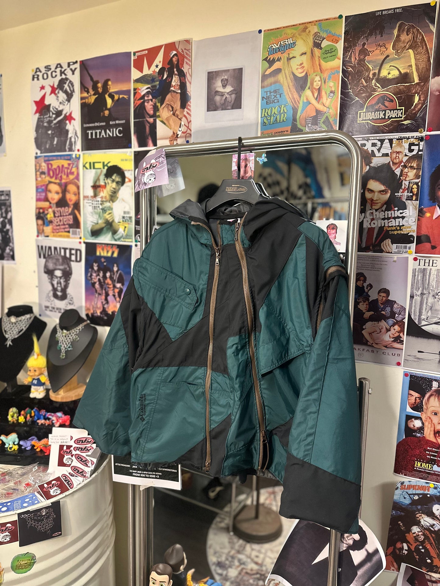 Columbia 3 way zip up hoodie
