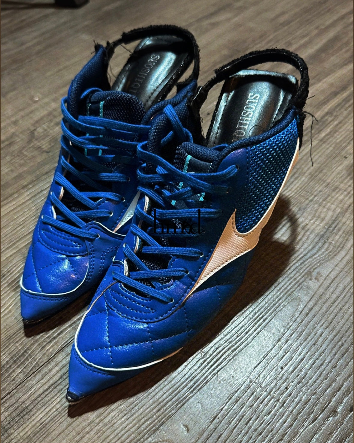 Mizuno high heels(blue)