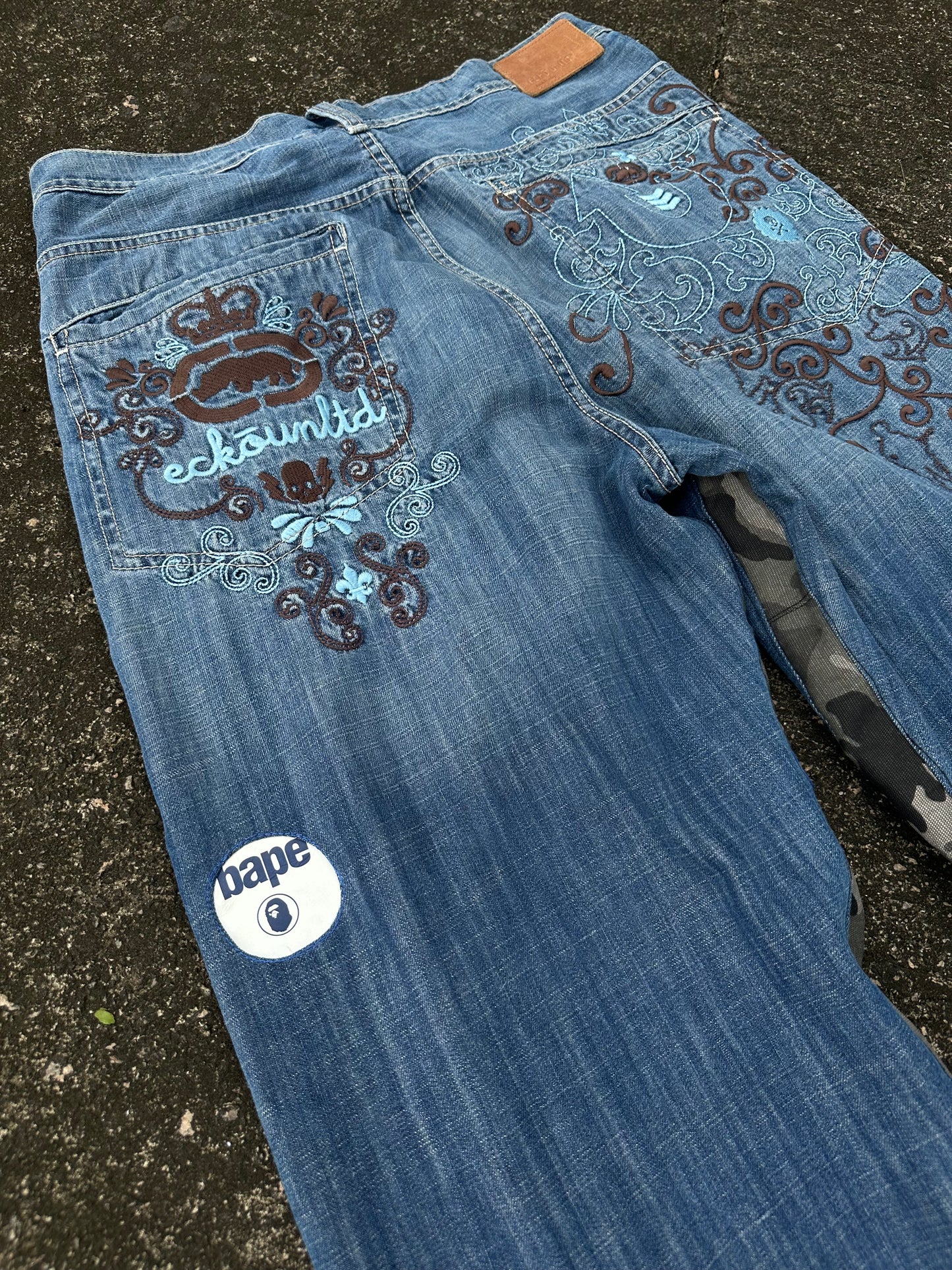 A Bathing Ape x Ecko jeans