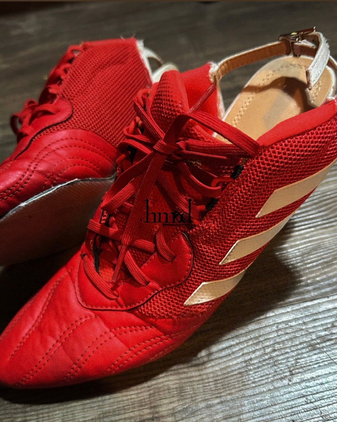 Adidas high heels(red)