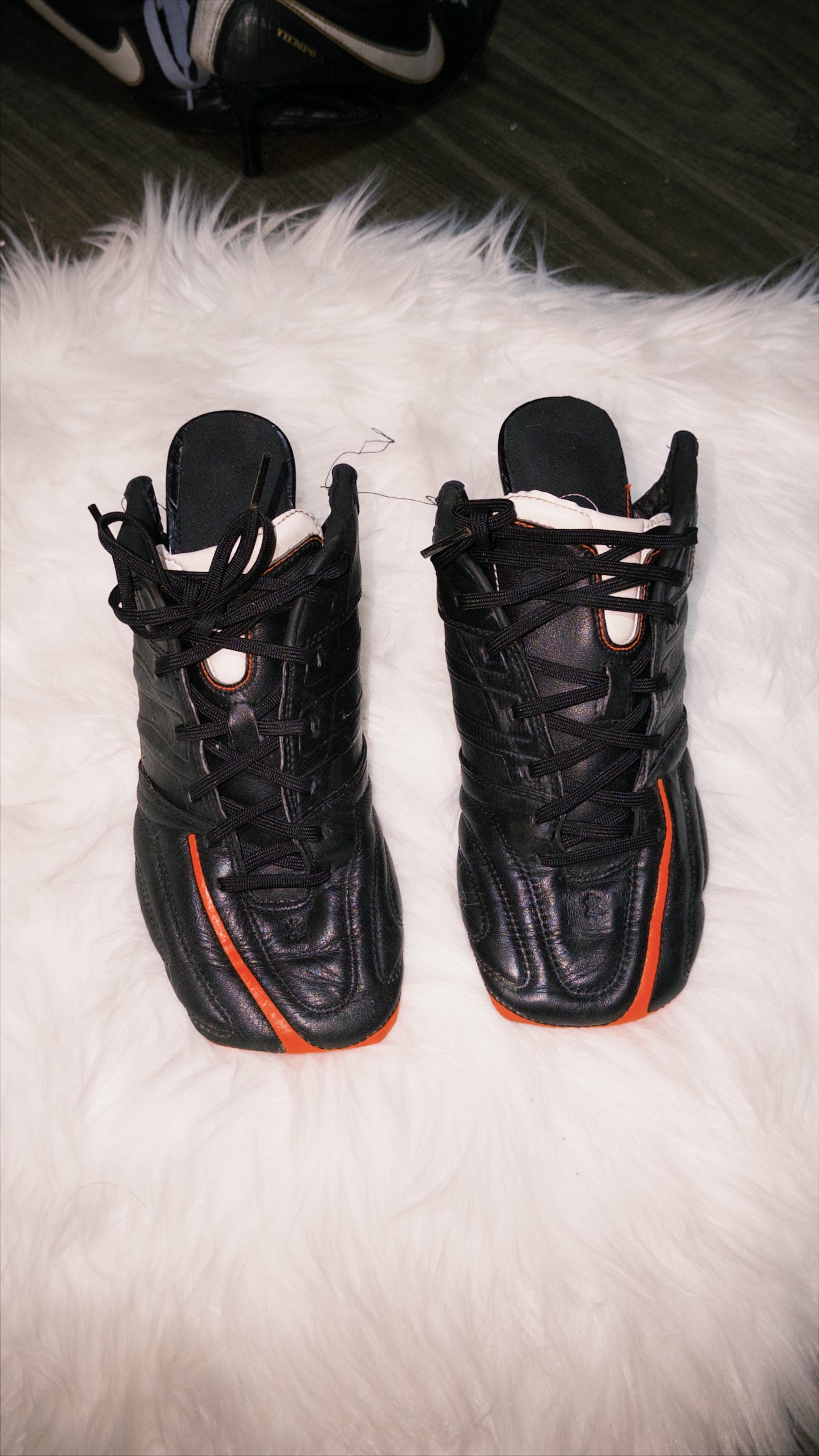 Adidas high heels(black/orange)