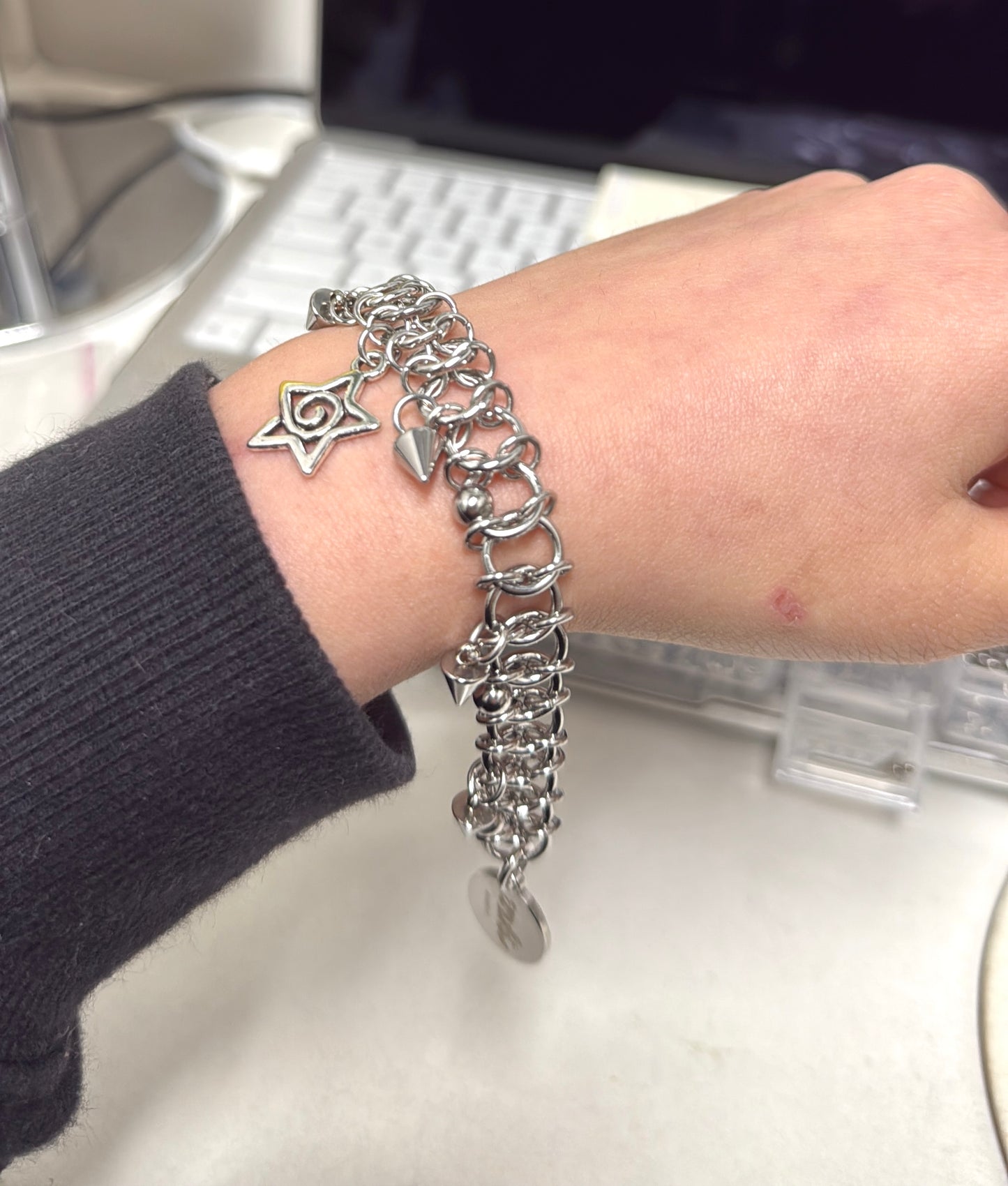 Chainmail Star Bracelet