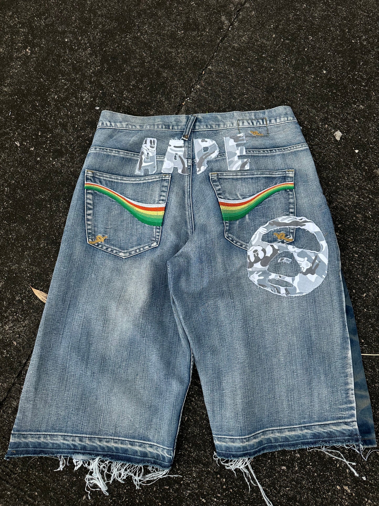 Rocawear x AAPE Jorts (skeleton)