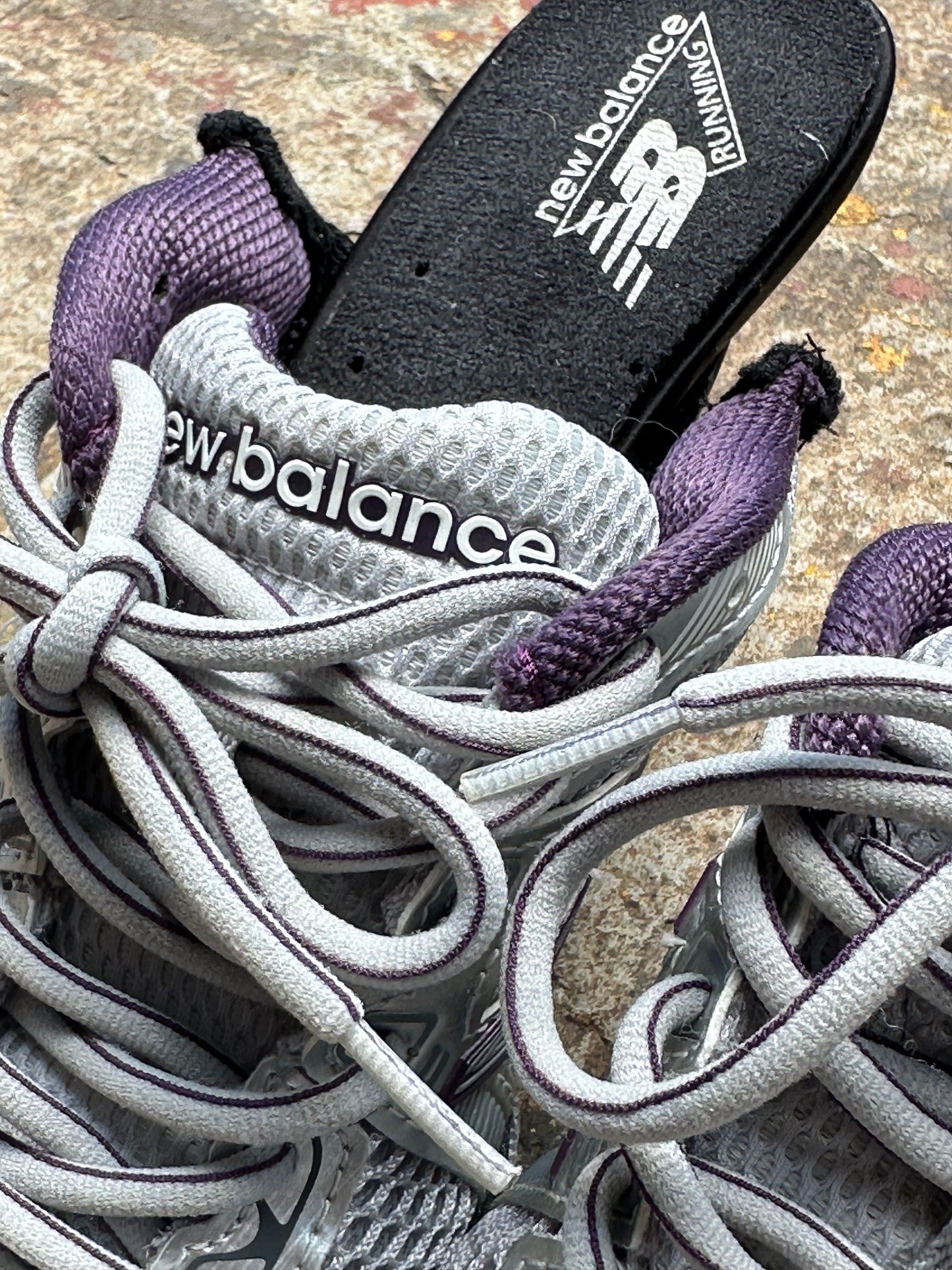 New balance high heels (silver)