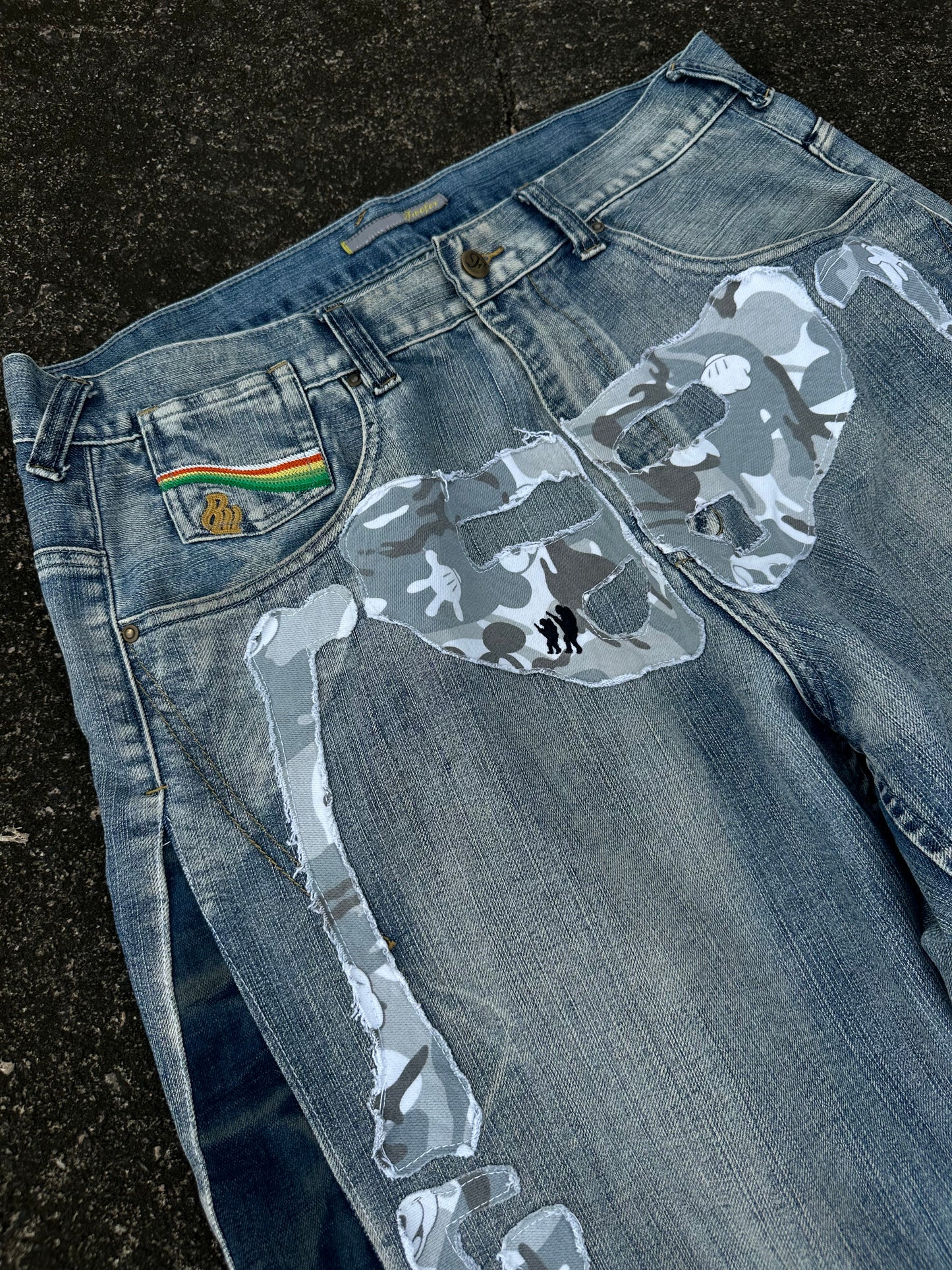 Rocawear x AAPE Jorts (skeleton)
