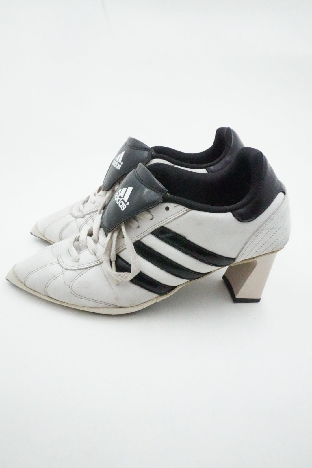 Adidas sneaker heels (white)