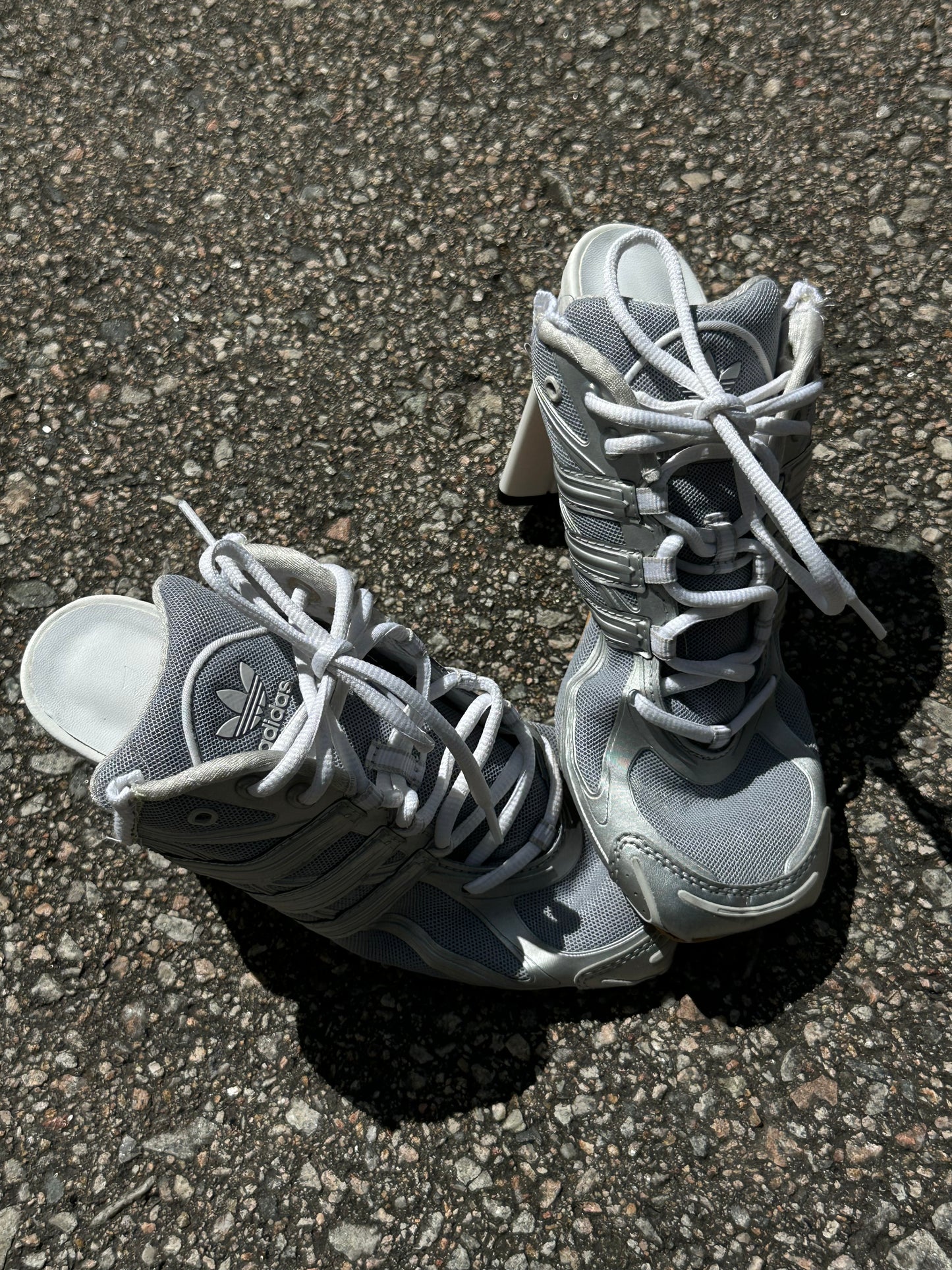 Adidas high heel (silver)