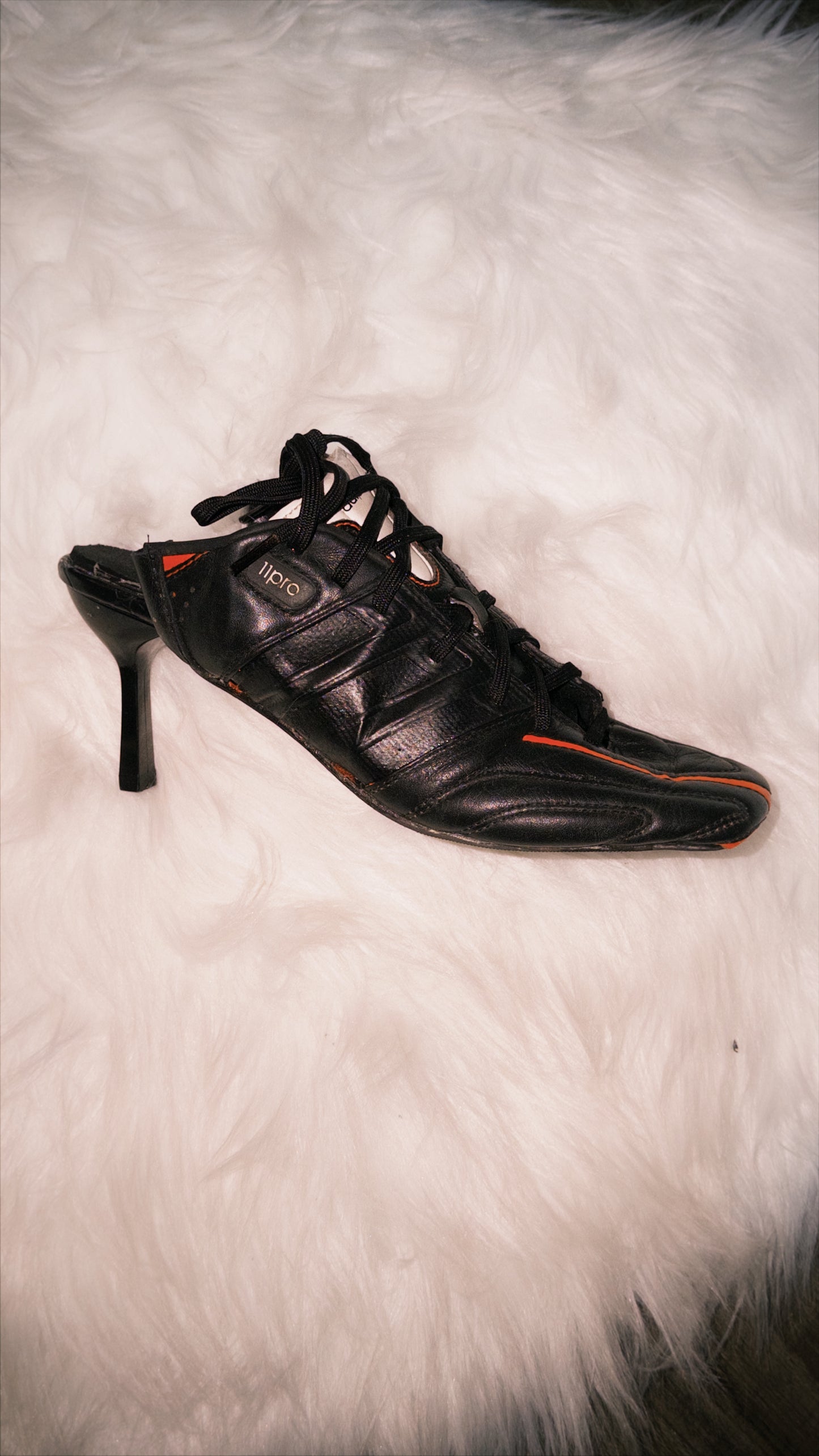 Adidas high heels(black/orange)