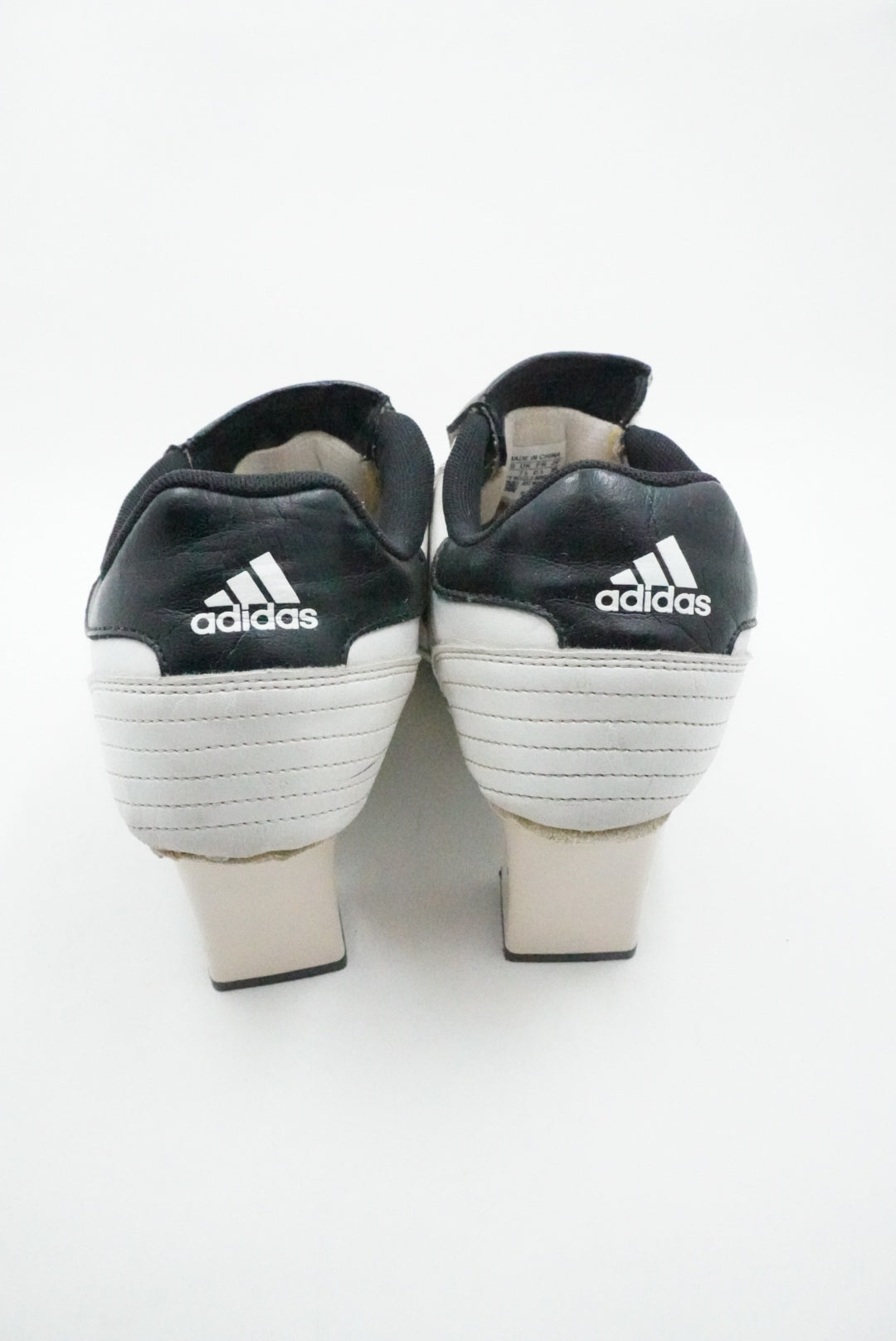 Adidas sneaker heels (white)