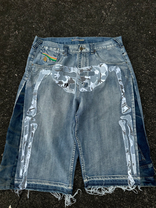 Rocawear x AAPE Jorts (skeleton)
