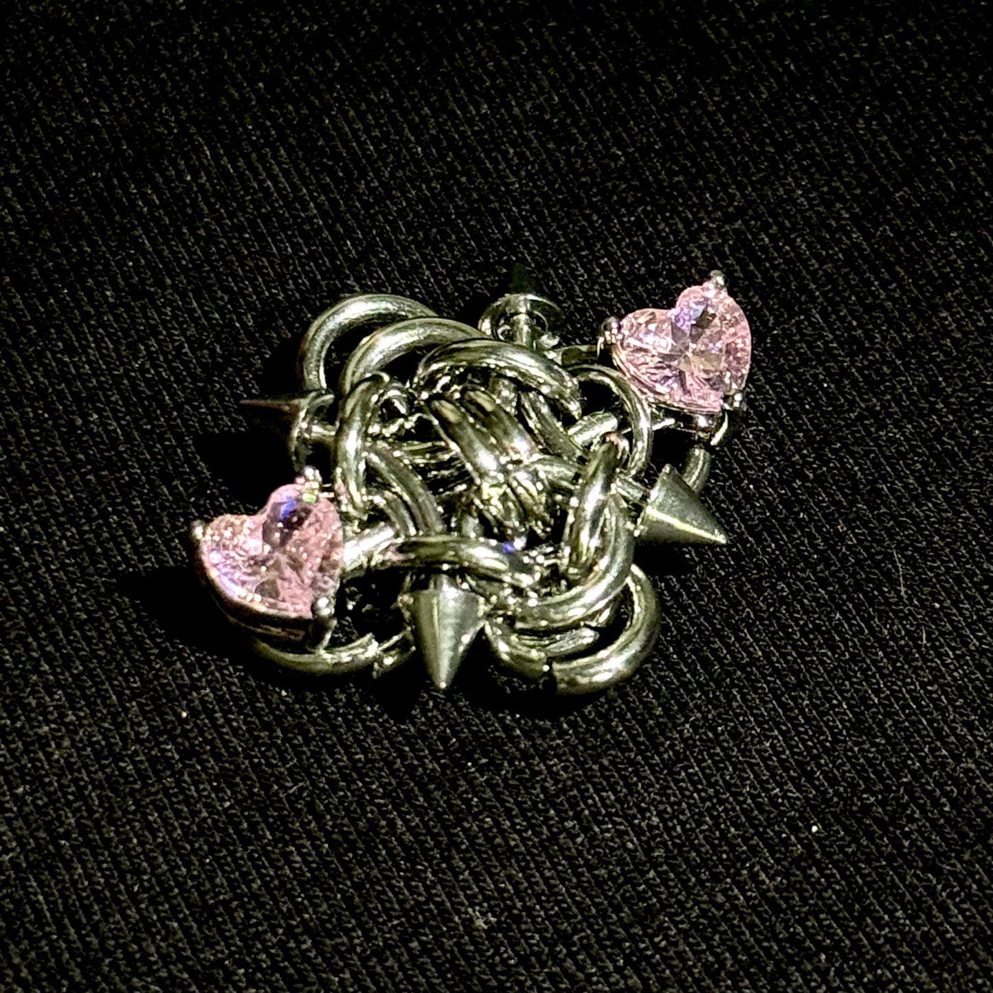 Heart Spike Ring 🤎