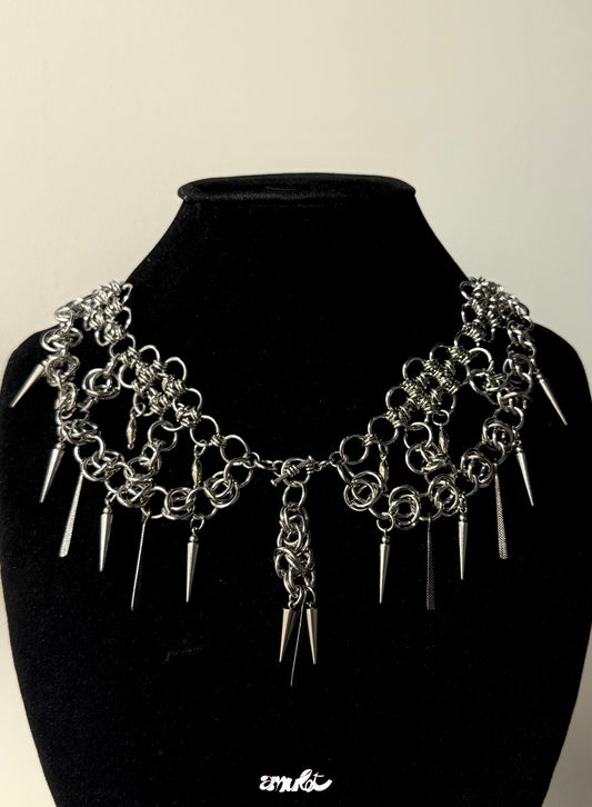 Steel Layers Necklace -011