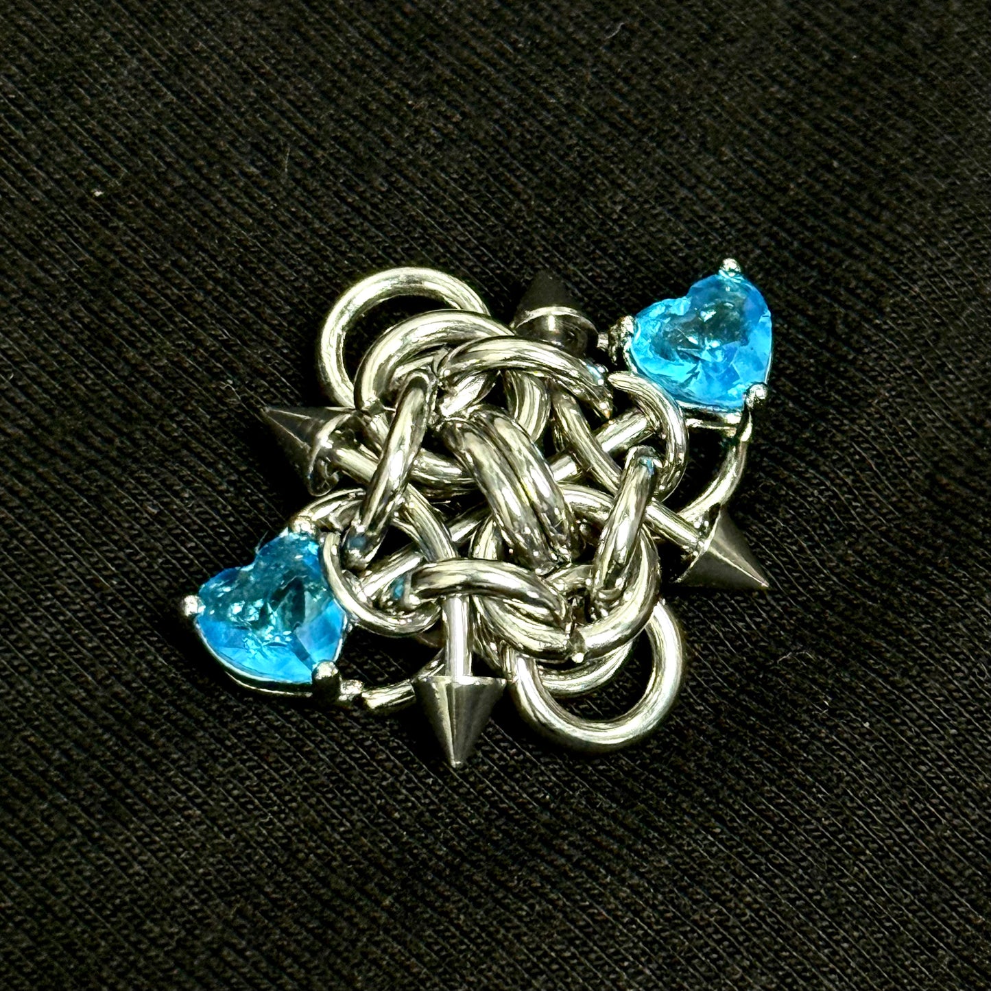 Heart Spike Ring 🤎