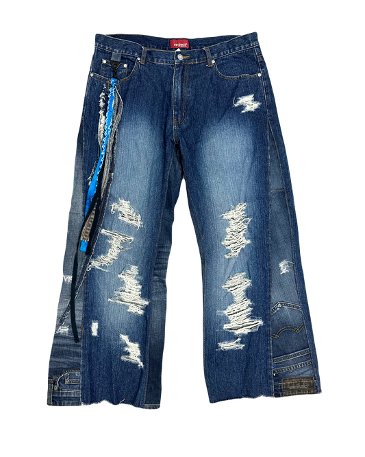 Reject X Chevignon Upsidedown Jeans (Destroy)