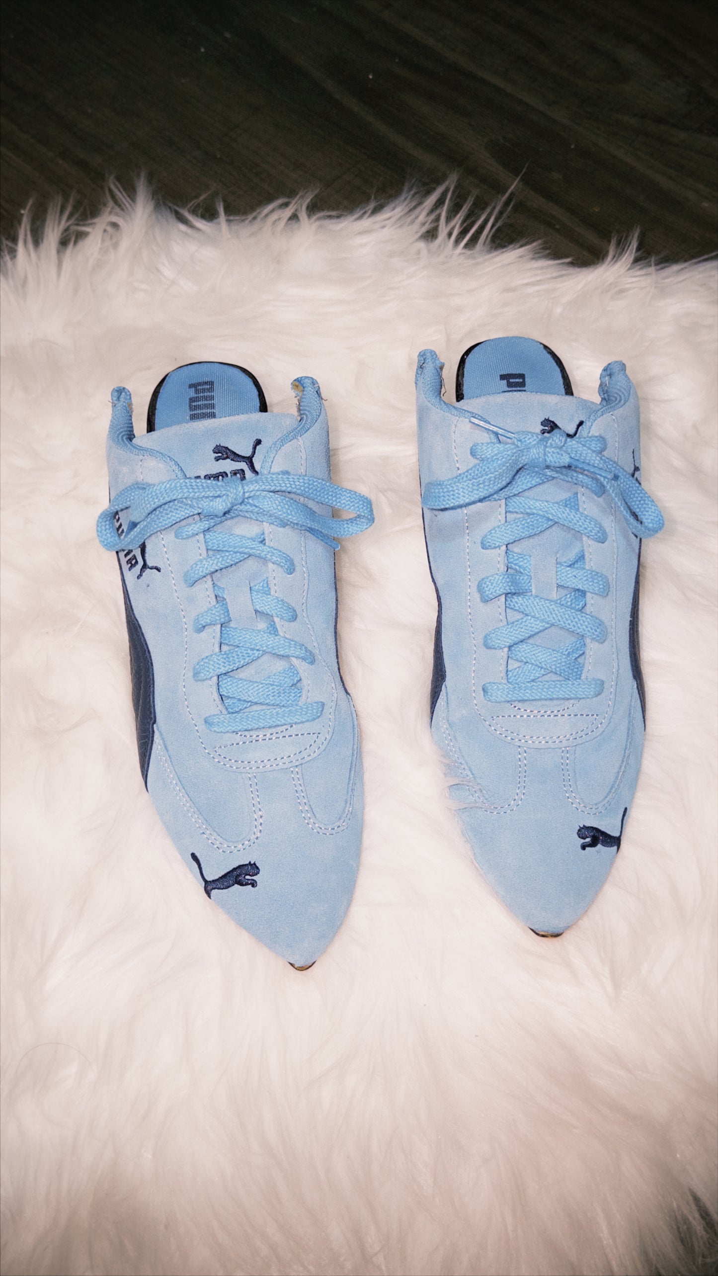 Puma high heels(blue