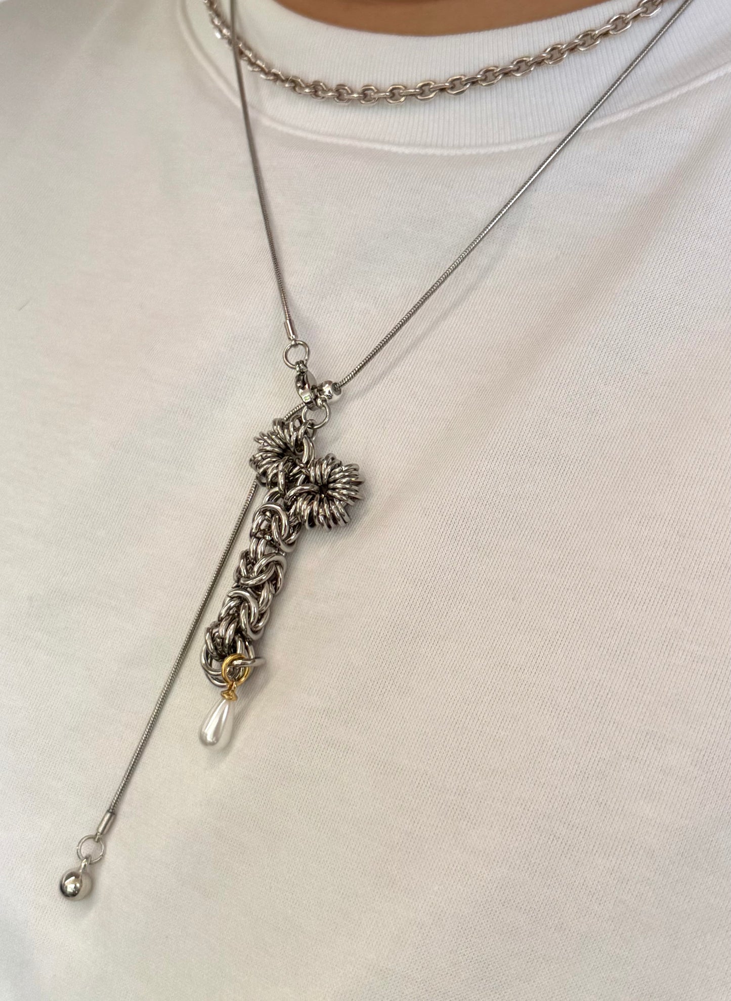 Slider JJ Necklace （pre-order)