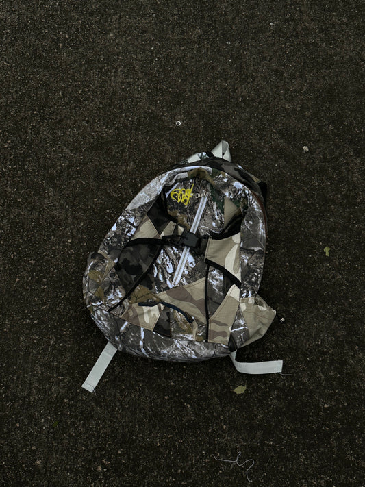 Camo patchwork backpack