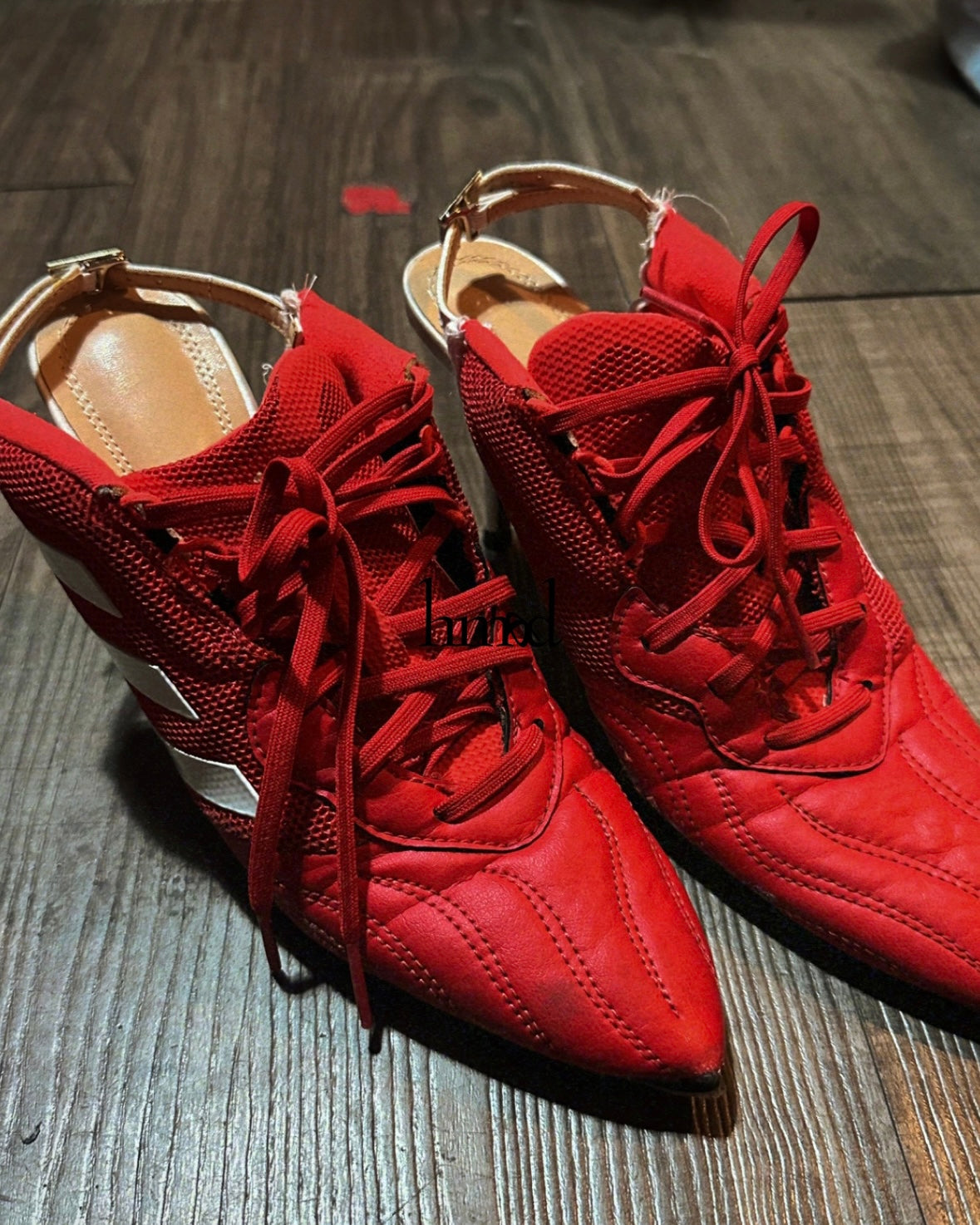 Adidas high heels(red)