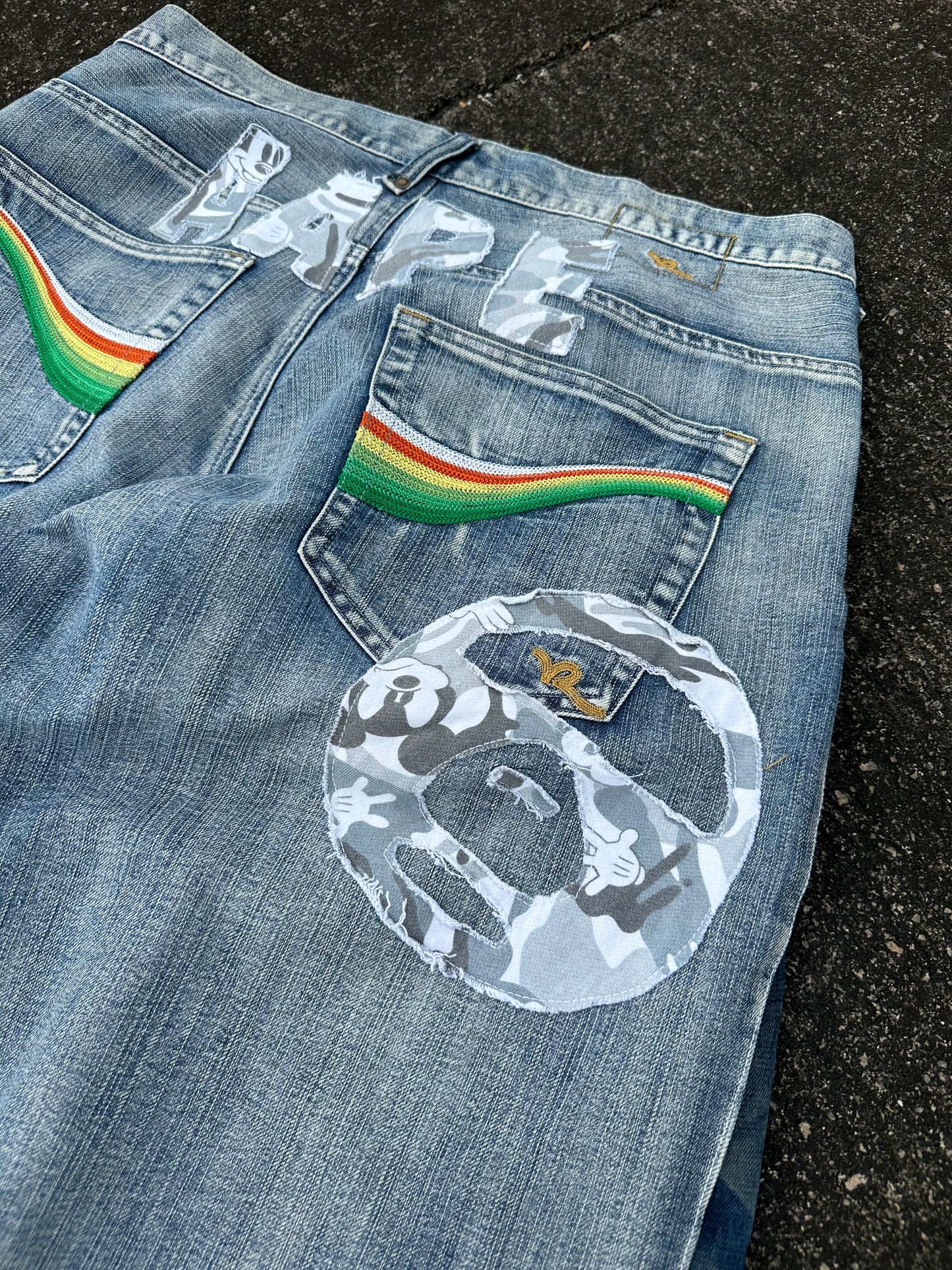 Rocawear x AAPE Jorts (skeleton)