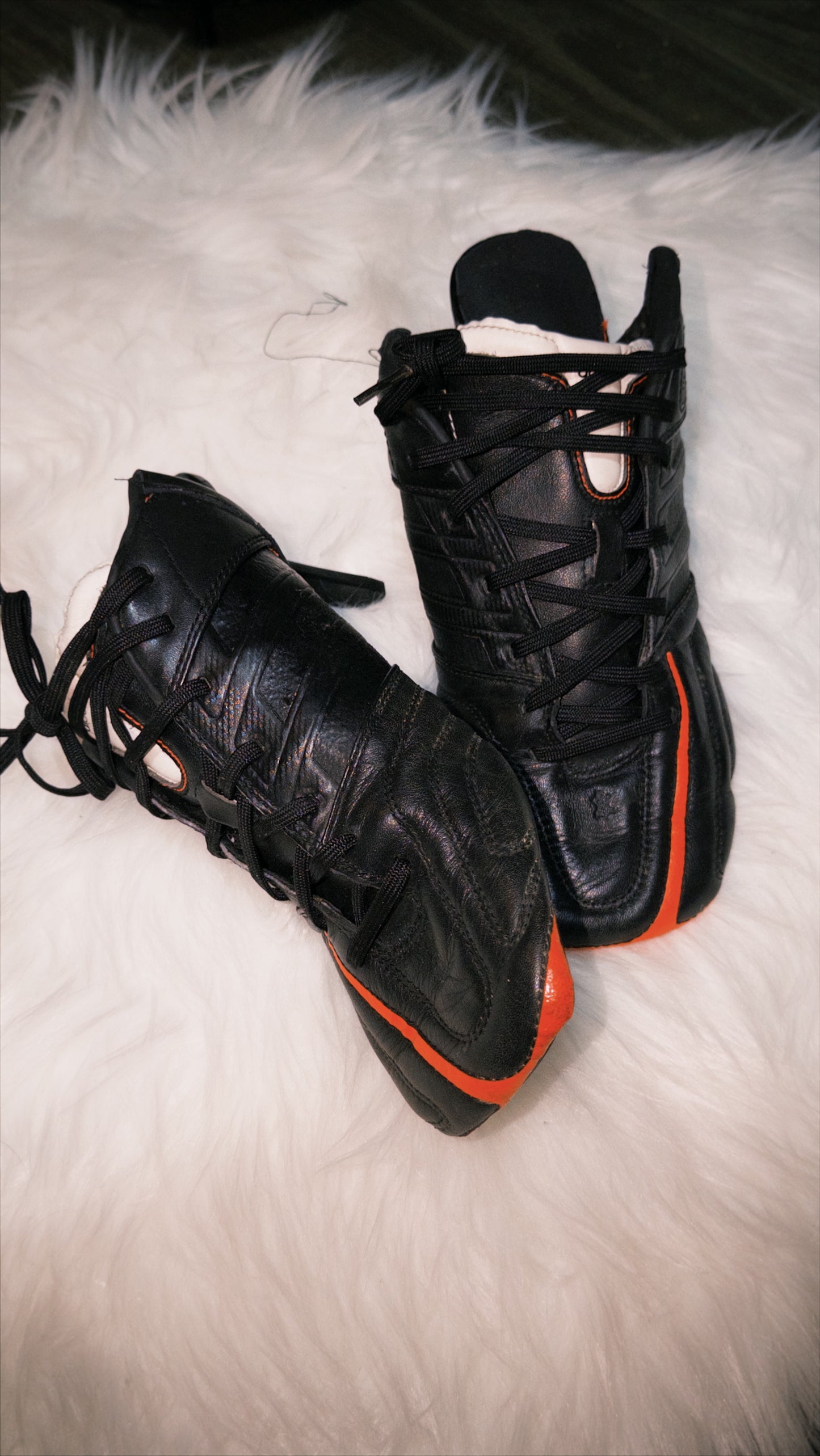 Adidas high heels(black/orange)