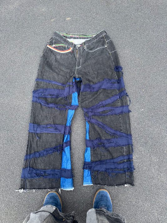 ENYCE elephant polo remake Boro jeans