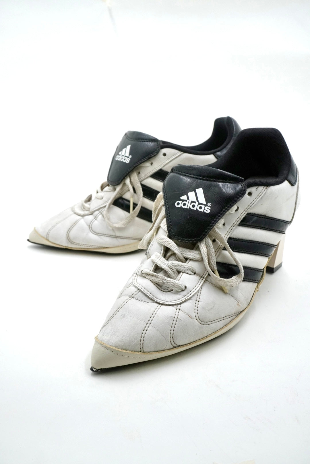 Adidas sneaker heels (white)
