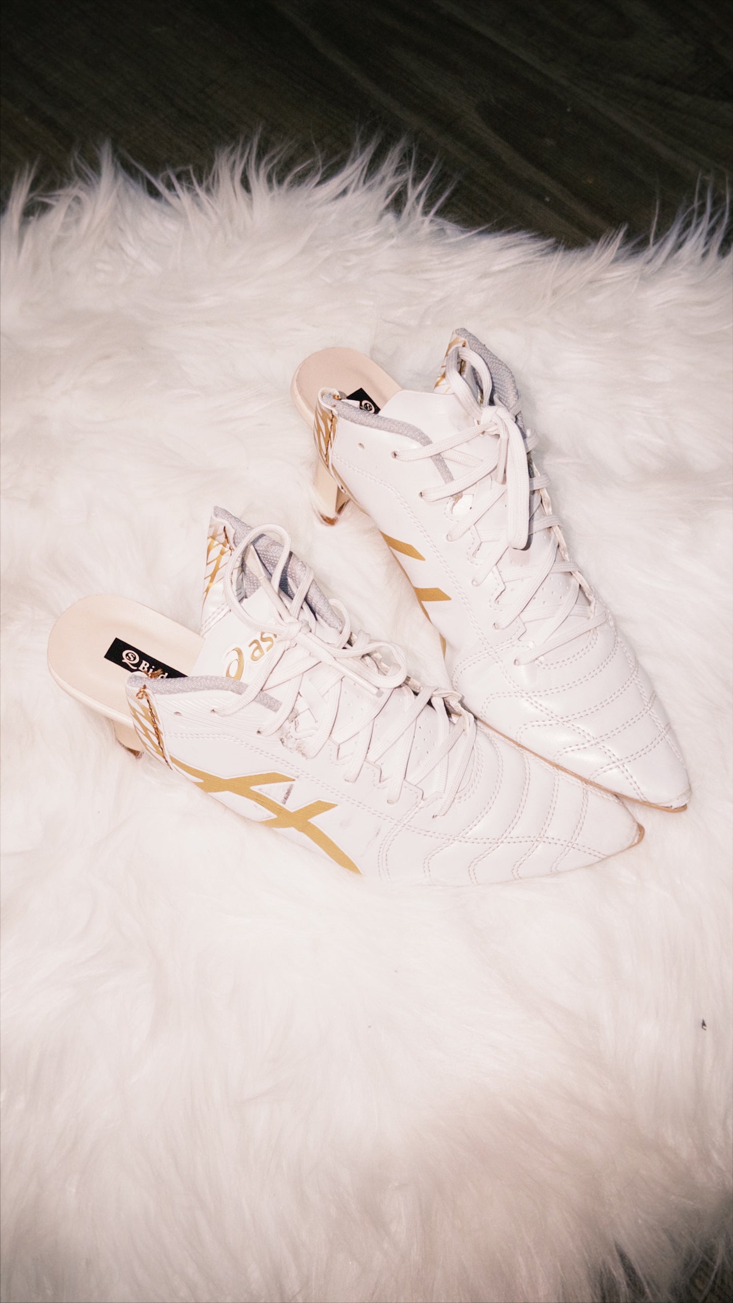 ASICS high heels (white)