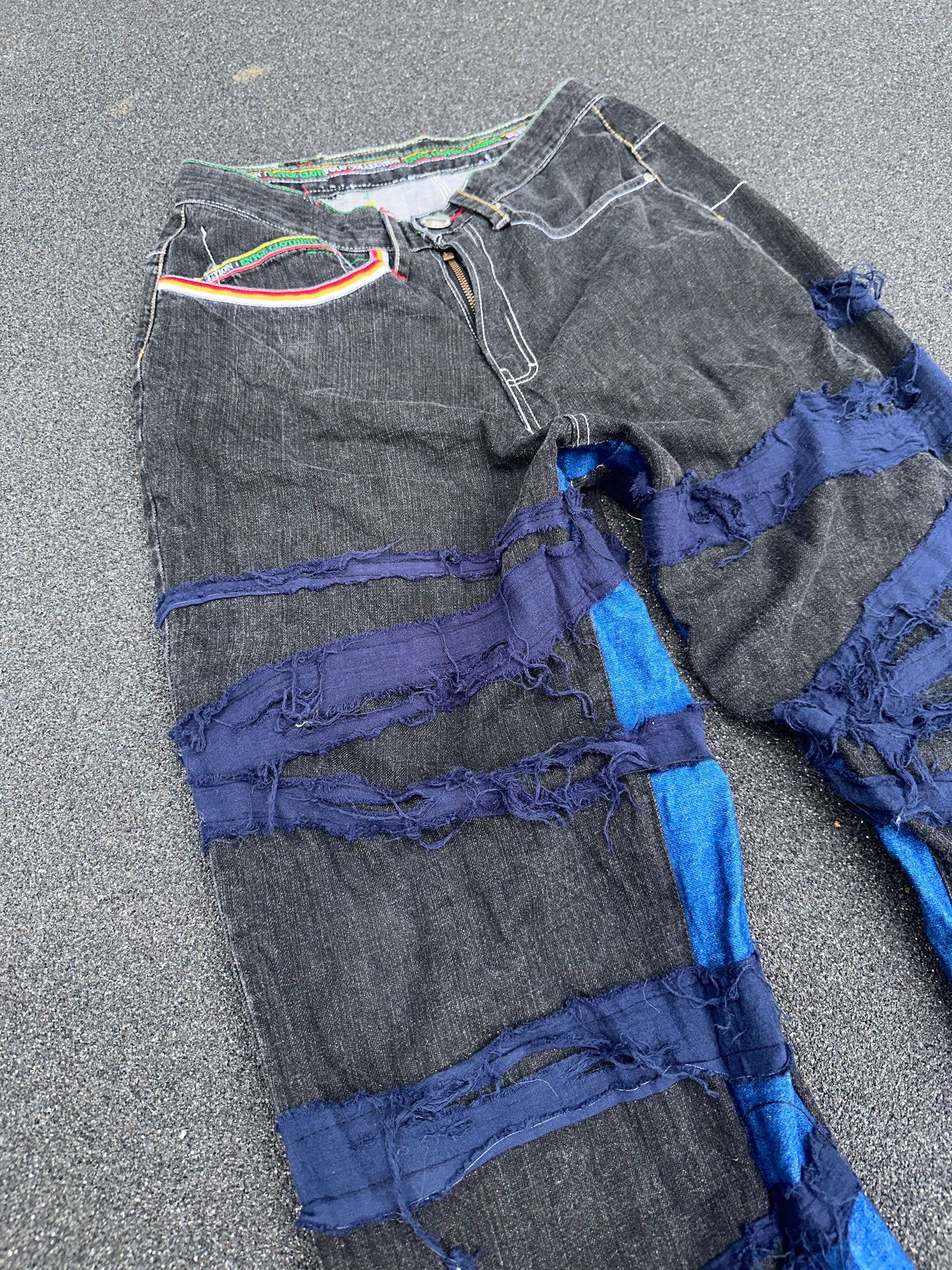ENYCE elephant polo remake Boro jeans