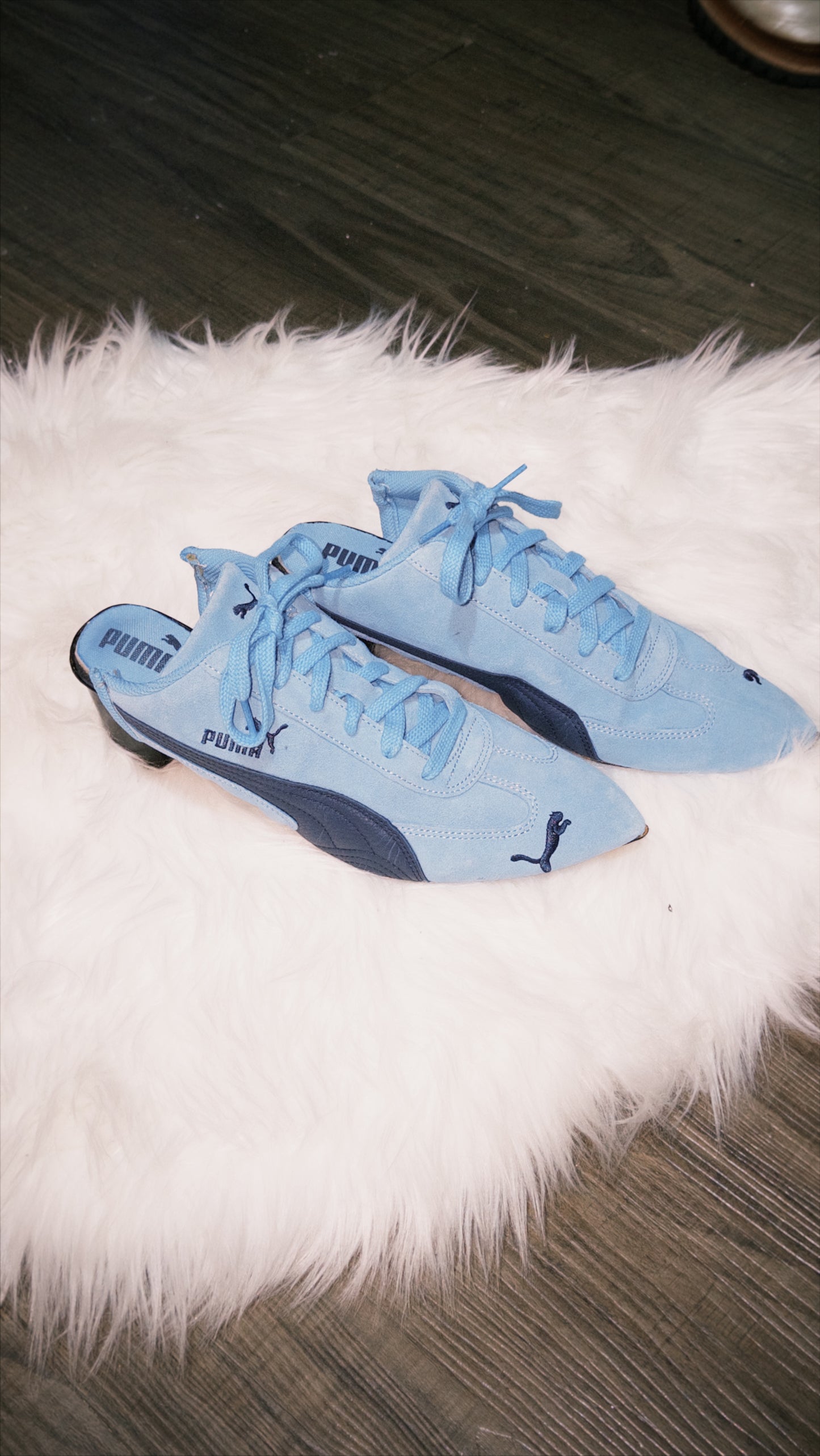 Puma high heels(blue